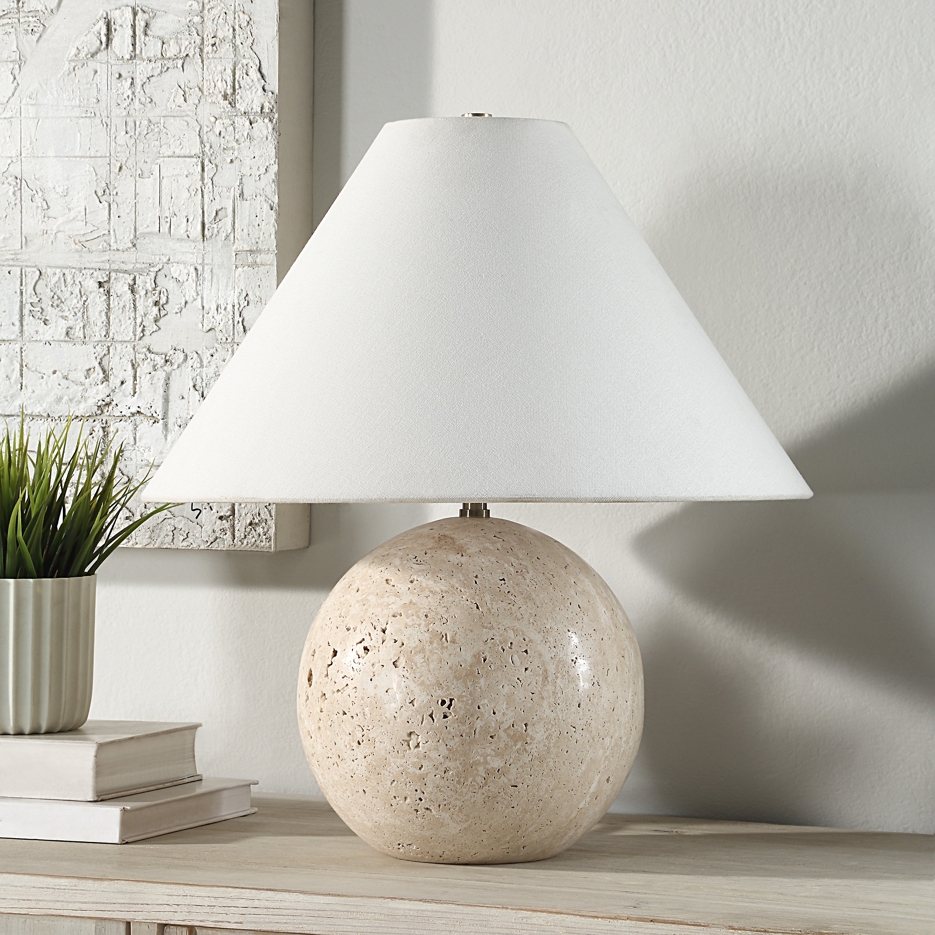 Assen 19" Length Table Lamp, BEIGE - Lifestyle Image - LPT1283