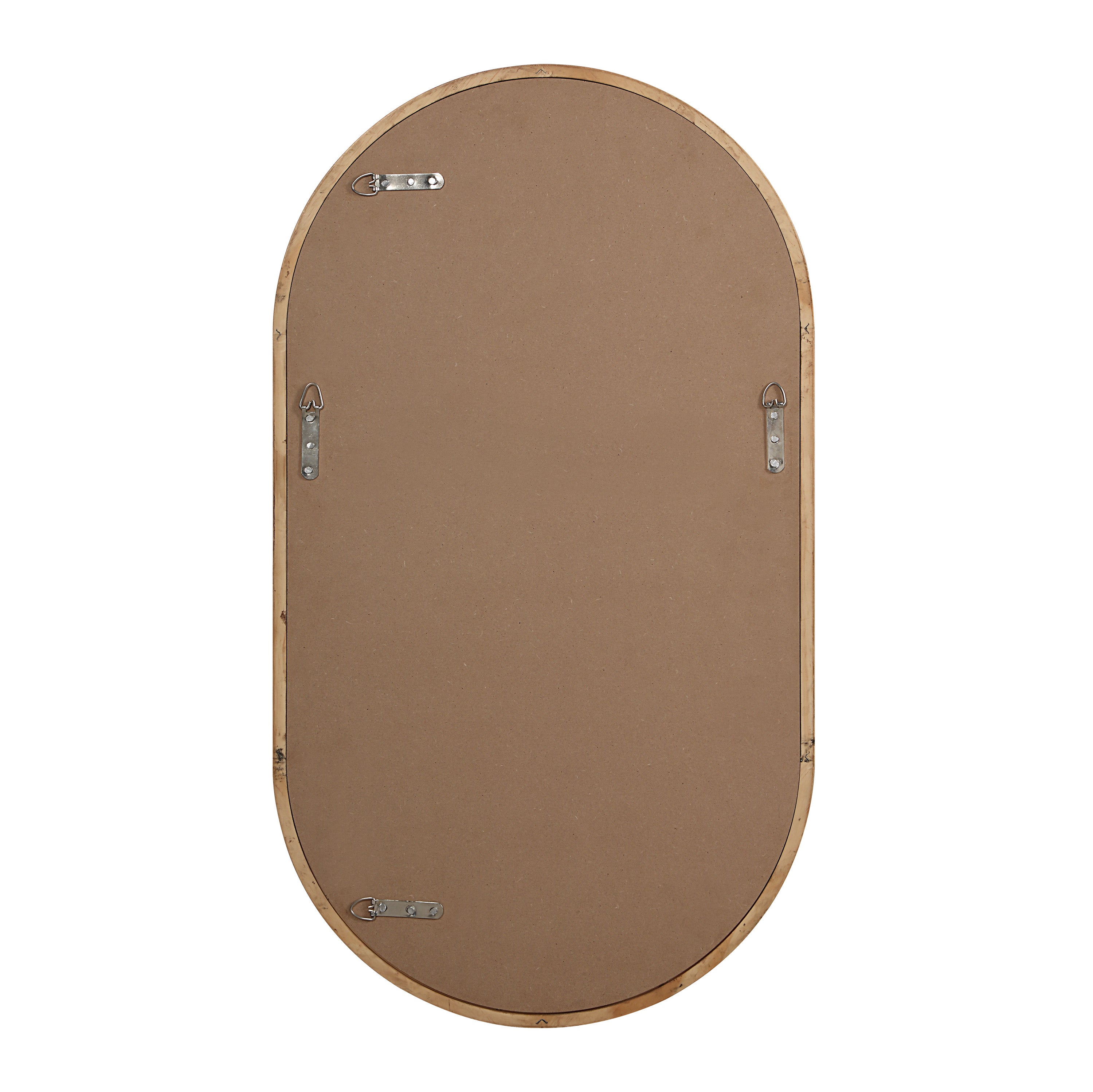 Puno 36" H x 20" W Wall Mirror, Brown - Backing Image - MT2716