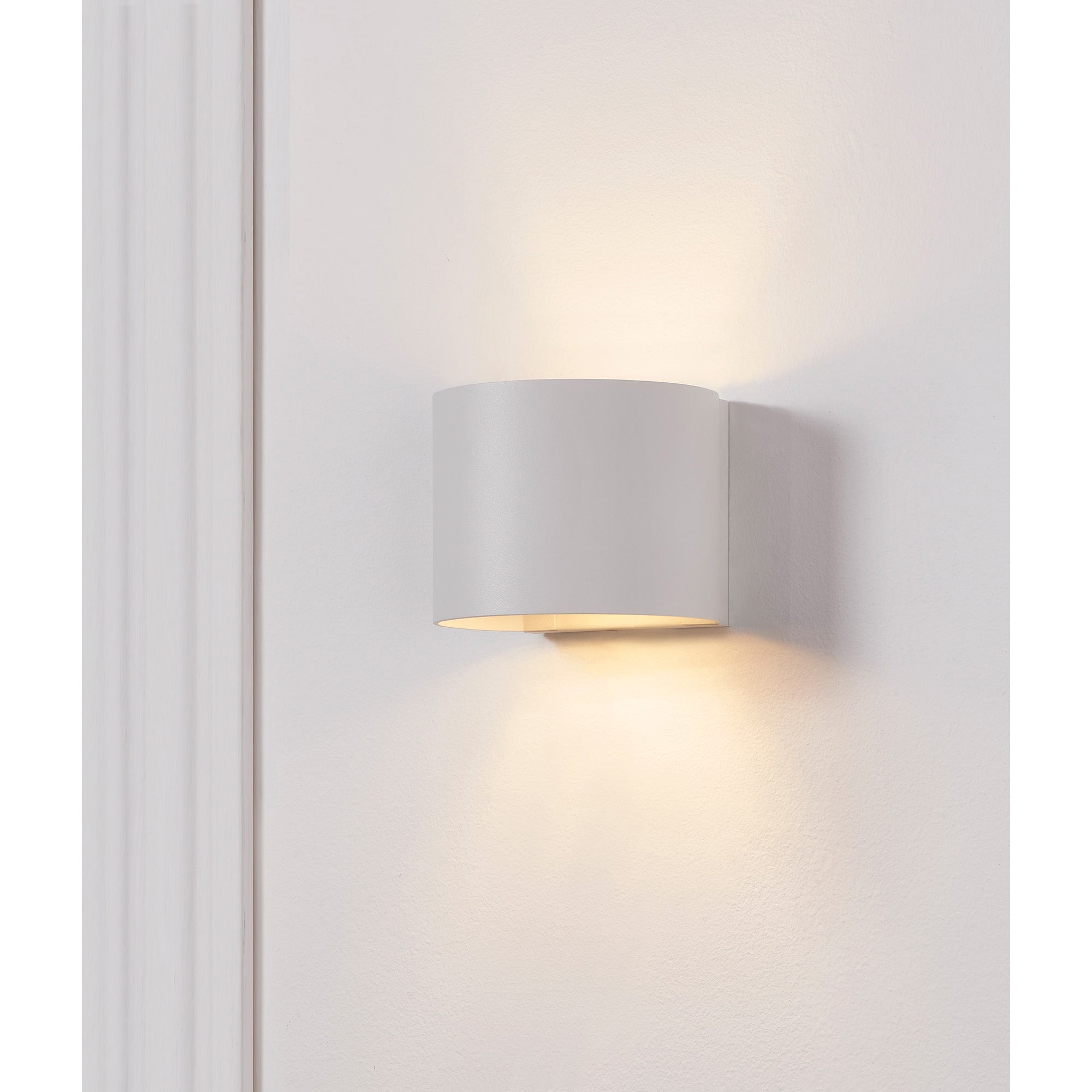 Zak 4.72" Length Wall Sconce, Matte White - Additional Image 7 - WS112