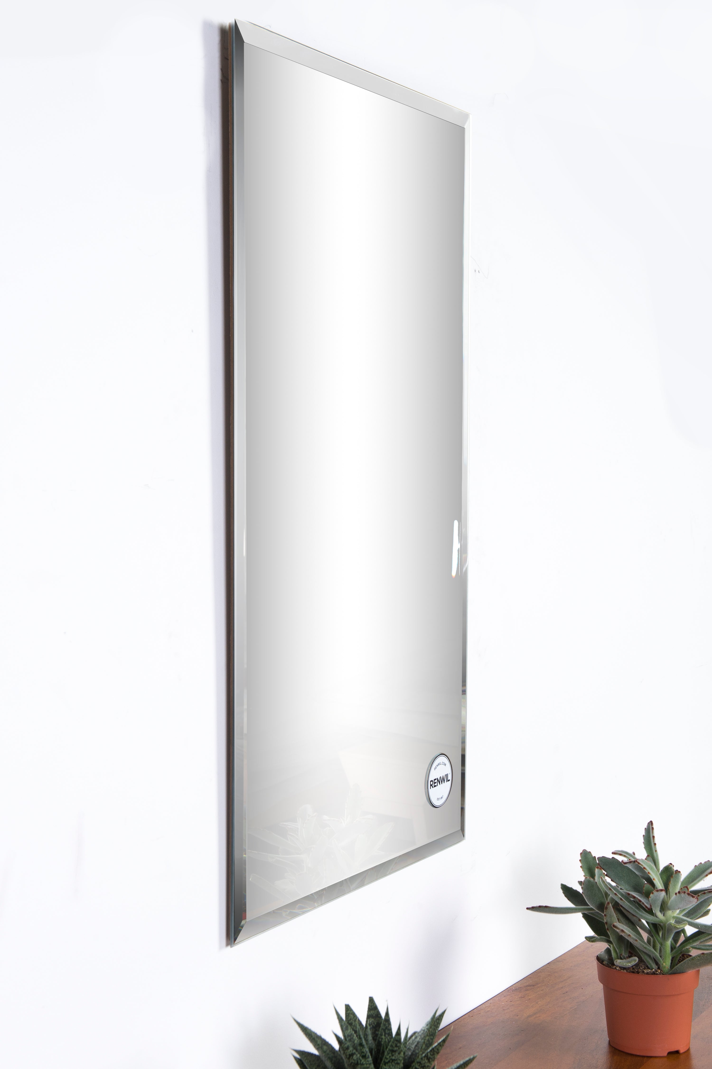 Bjorn 20" Tall Rectangle Wall Mirror - Lifestyle Image - MT641
