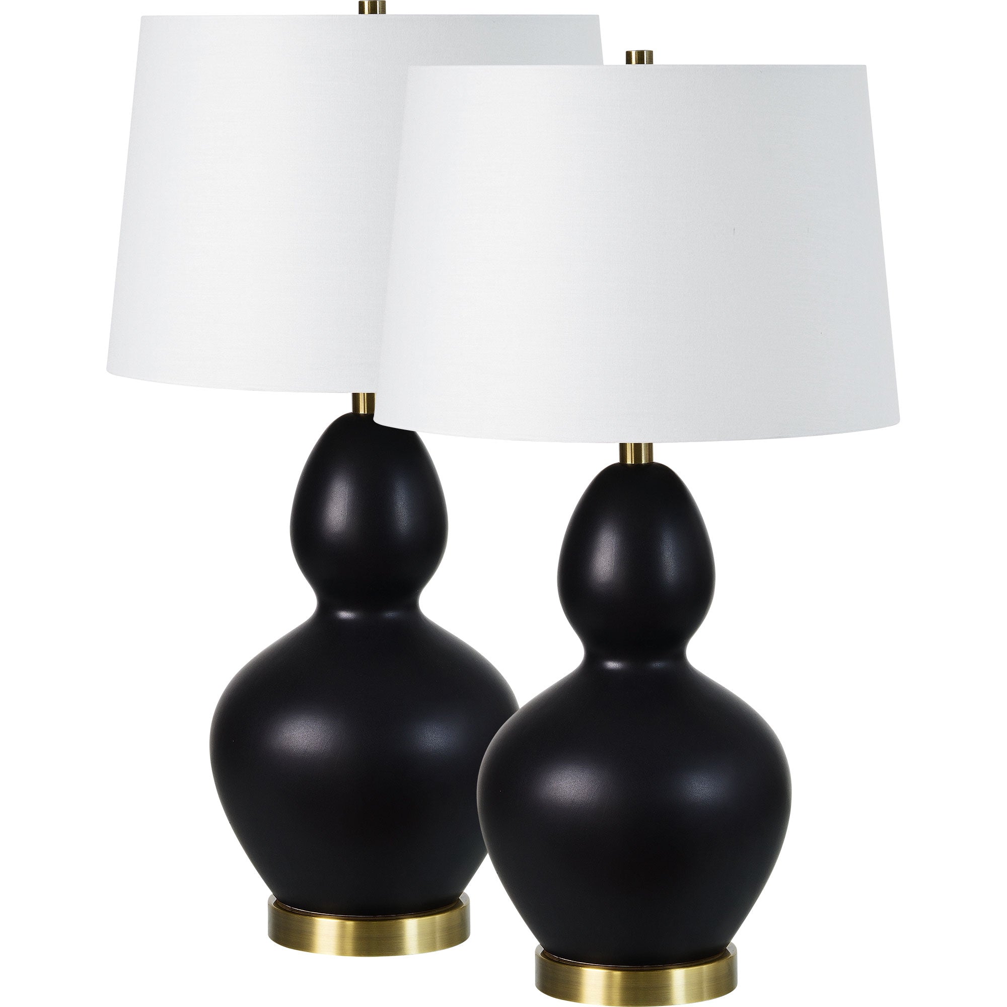 Kamilia 26.75" Length Table Lamp- Set of two, Matte Black - Main Image - LPT1239-SET2
