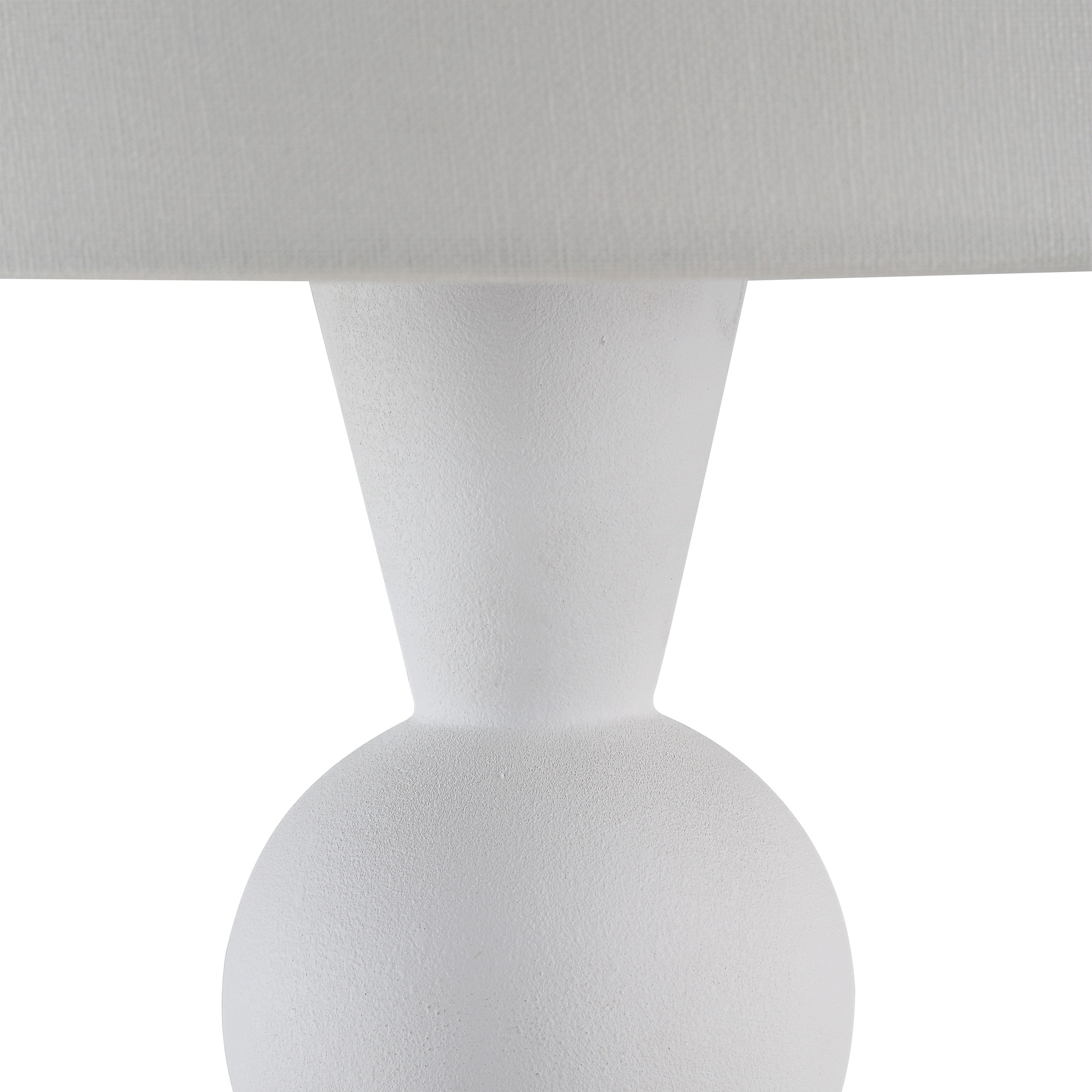 Petra 26" Height Table Lamp, White - Detail Image - LPT1295