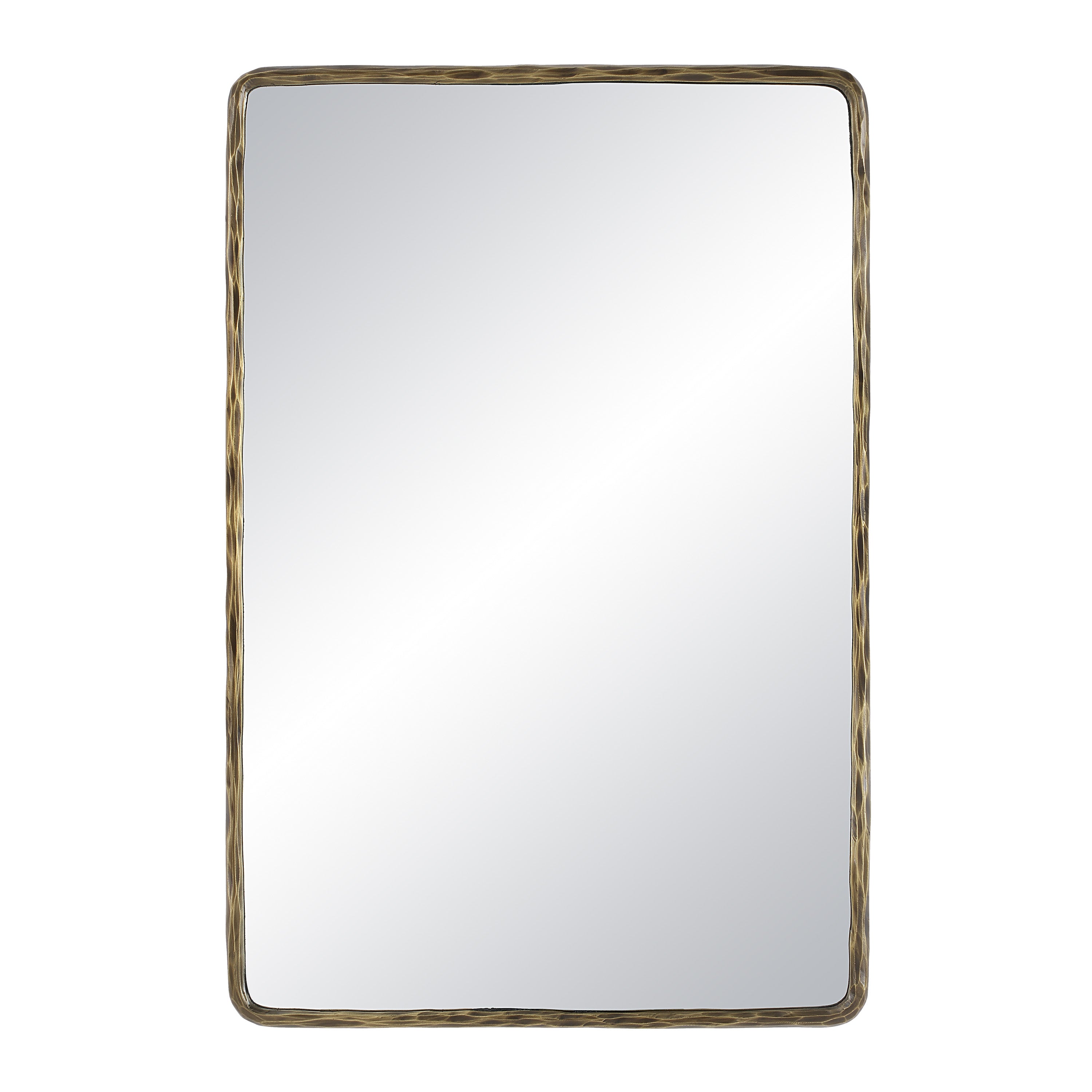 Ivory 36" Tall Rectangle Wall Mirror, Yellow - Main Image - MT2675