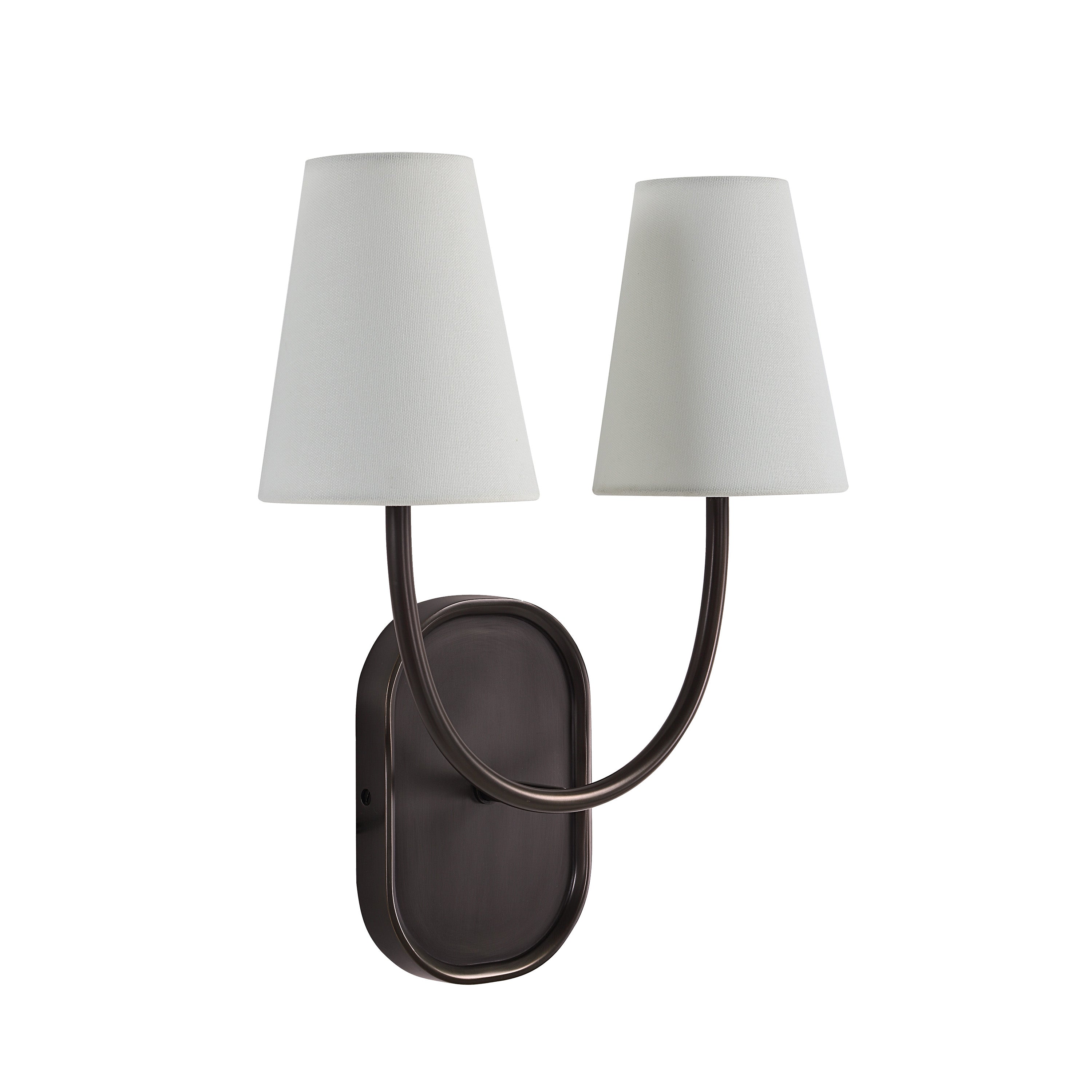 Megara 15.5" Height Wall Sconce, Brown - Angle Image - WS157