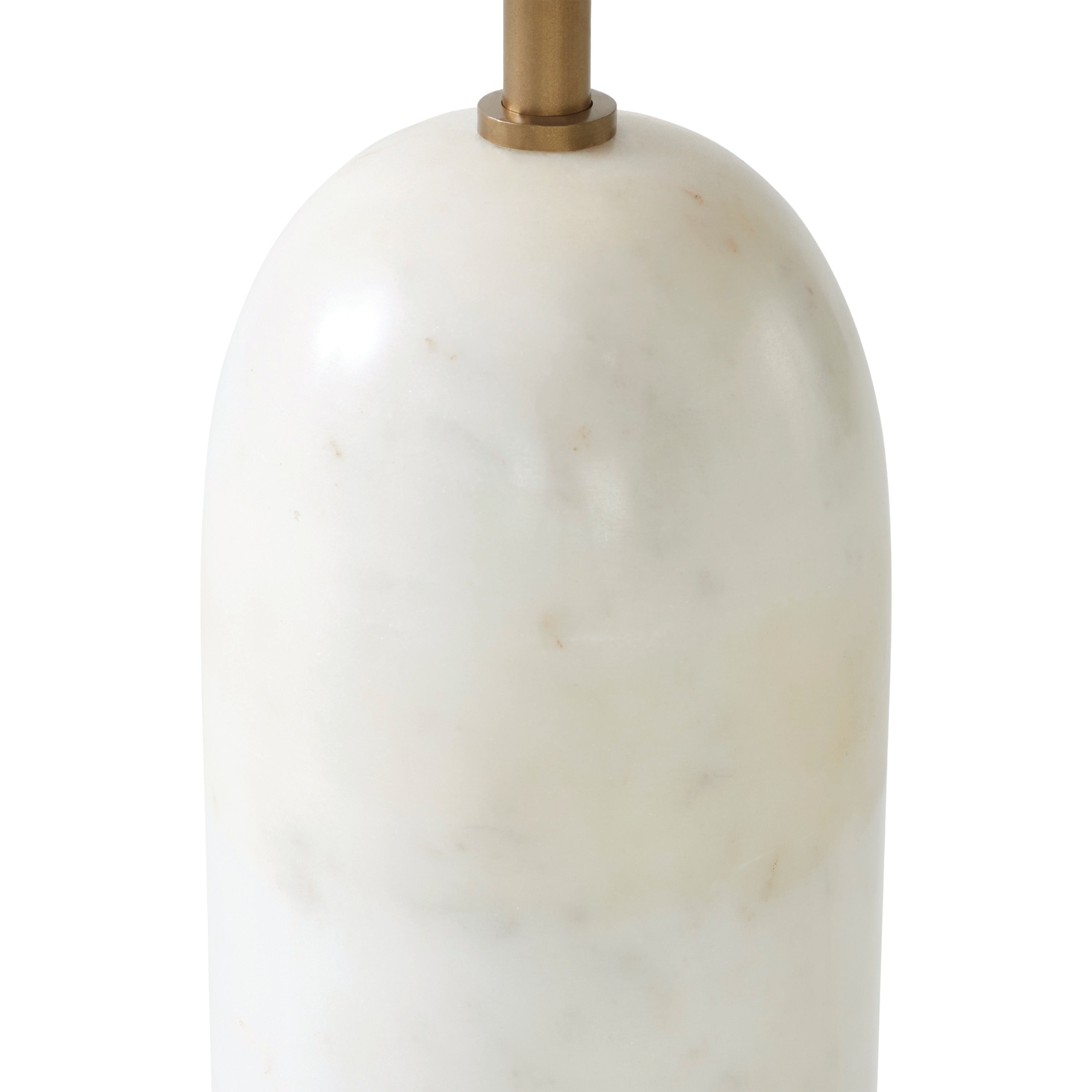 Lozica 62.5" Tall Antique Brushed Brass Floor Lamp with Drum Linen Shade - Additional Image 2 - LPF3144