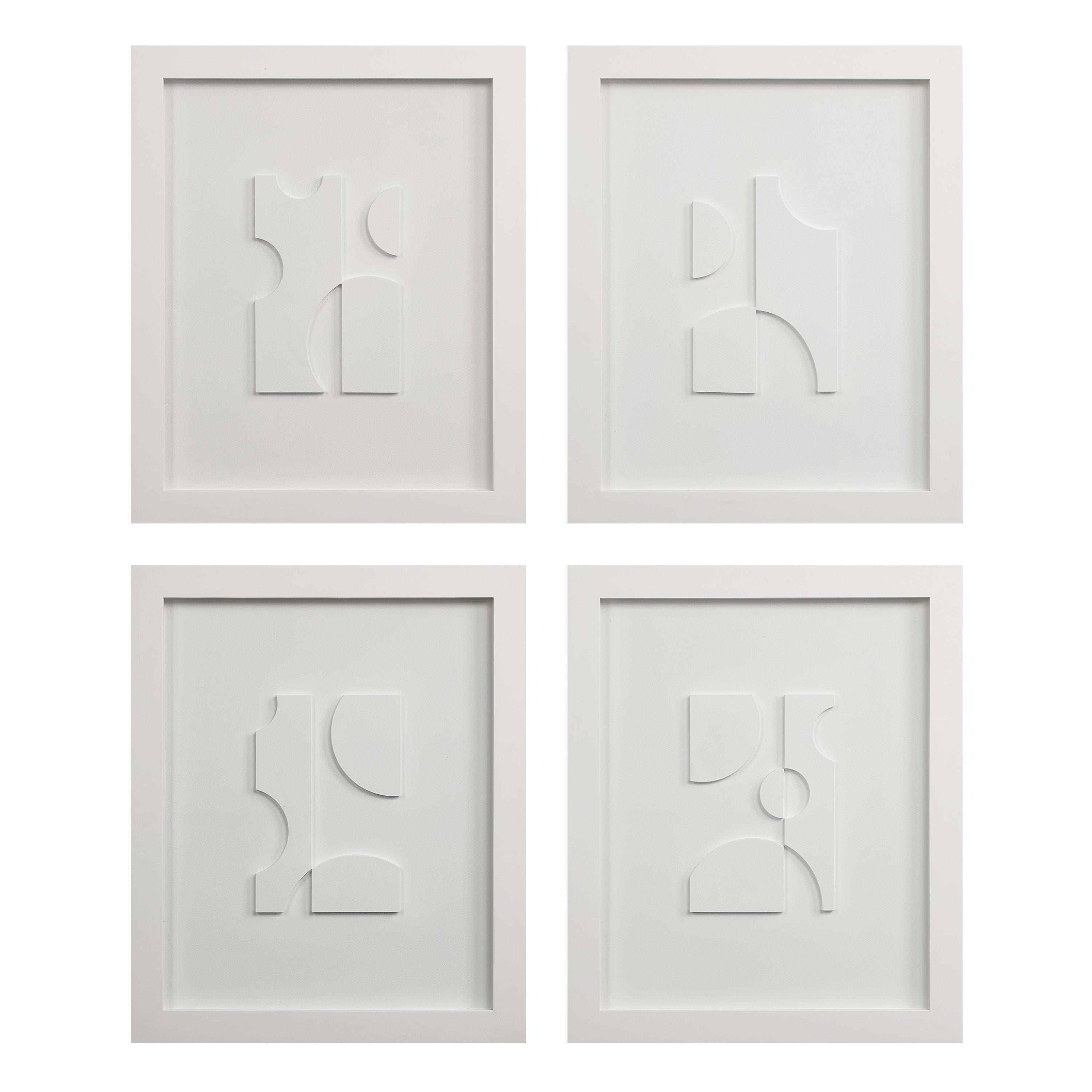 Ispra 19" Wide Wall Decor, Matte White - Main Image - W6760