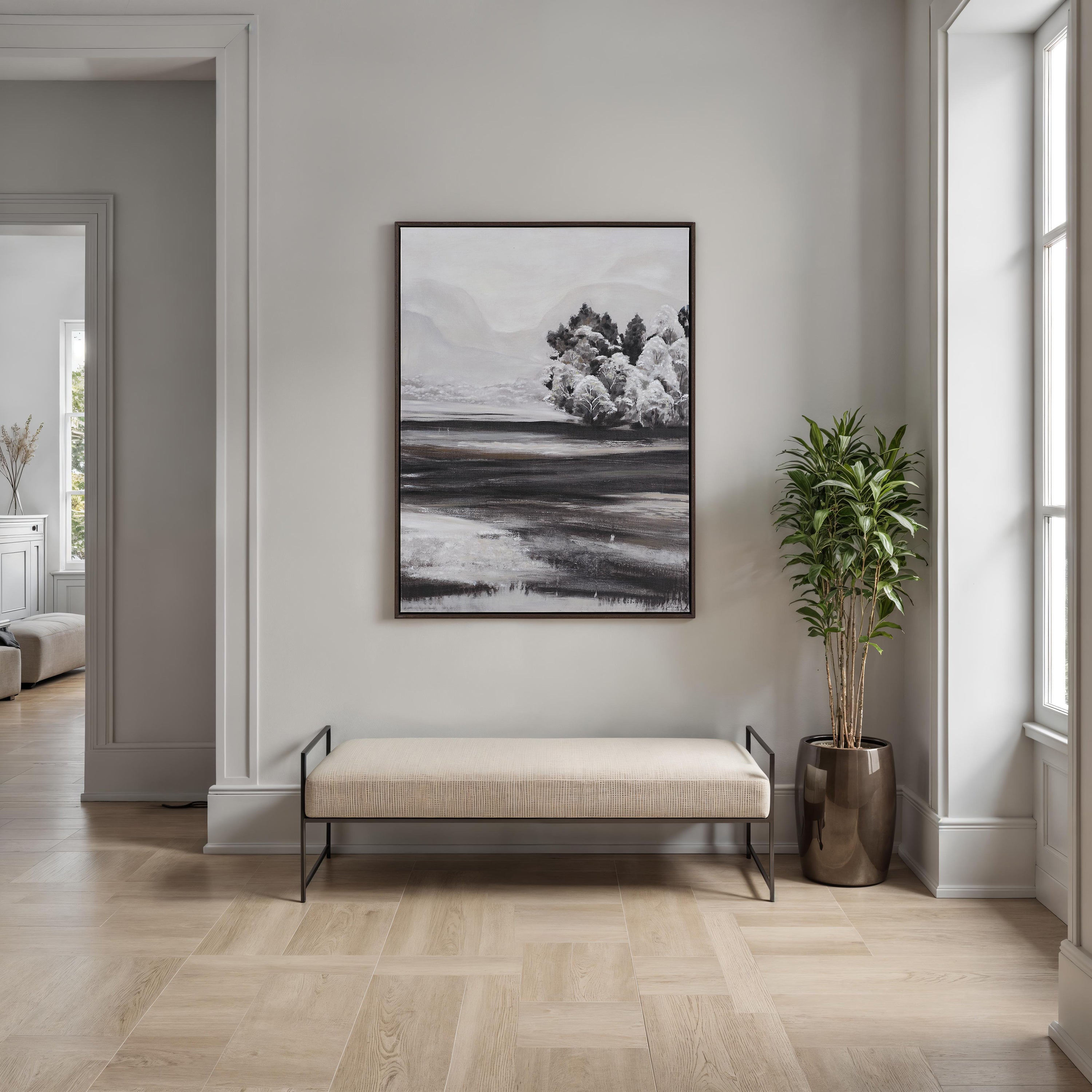 Sweeney 48" H x 36" W Canvas Art - Lifestyle Image - OL2236