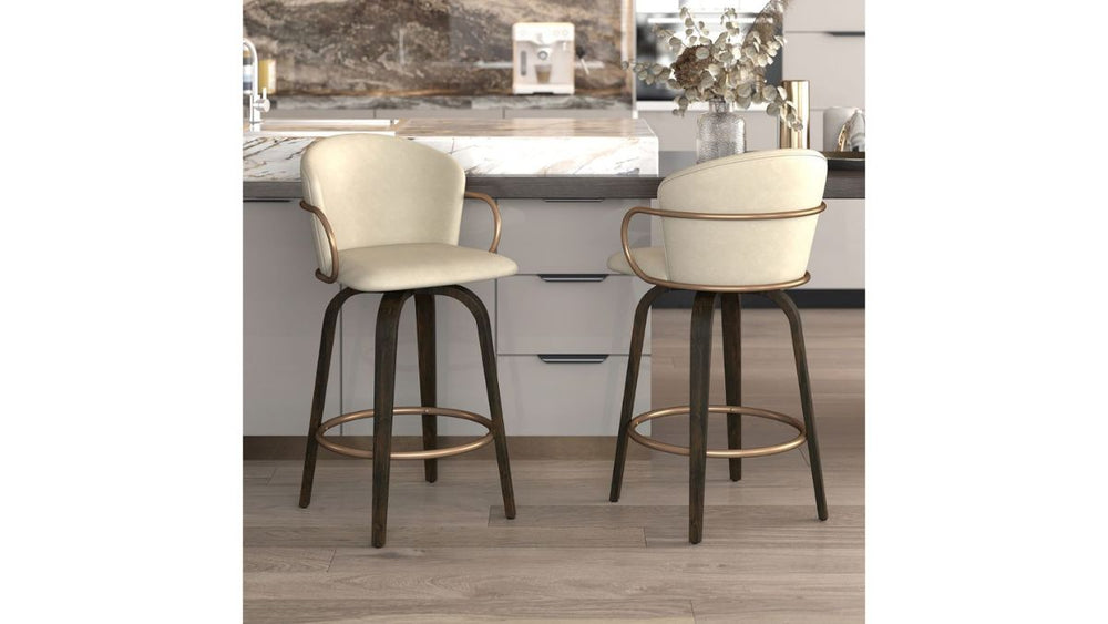 WORLDWIDE HOME FURNISHINGS LAWSON COUNTER STOOL (SET OF 2)
