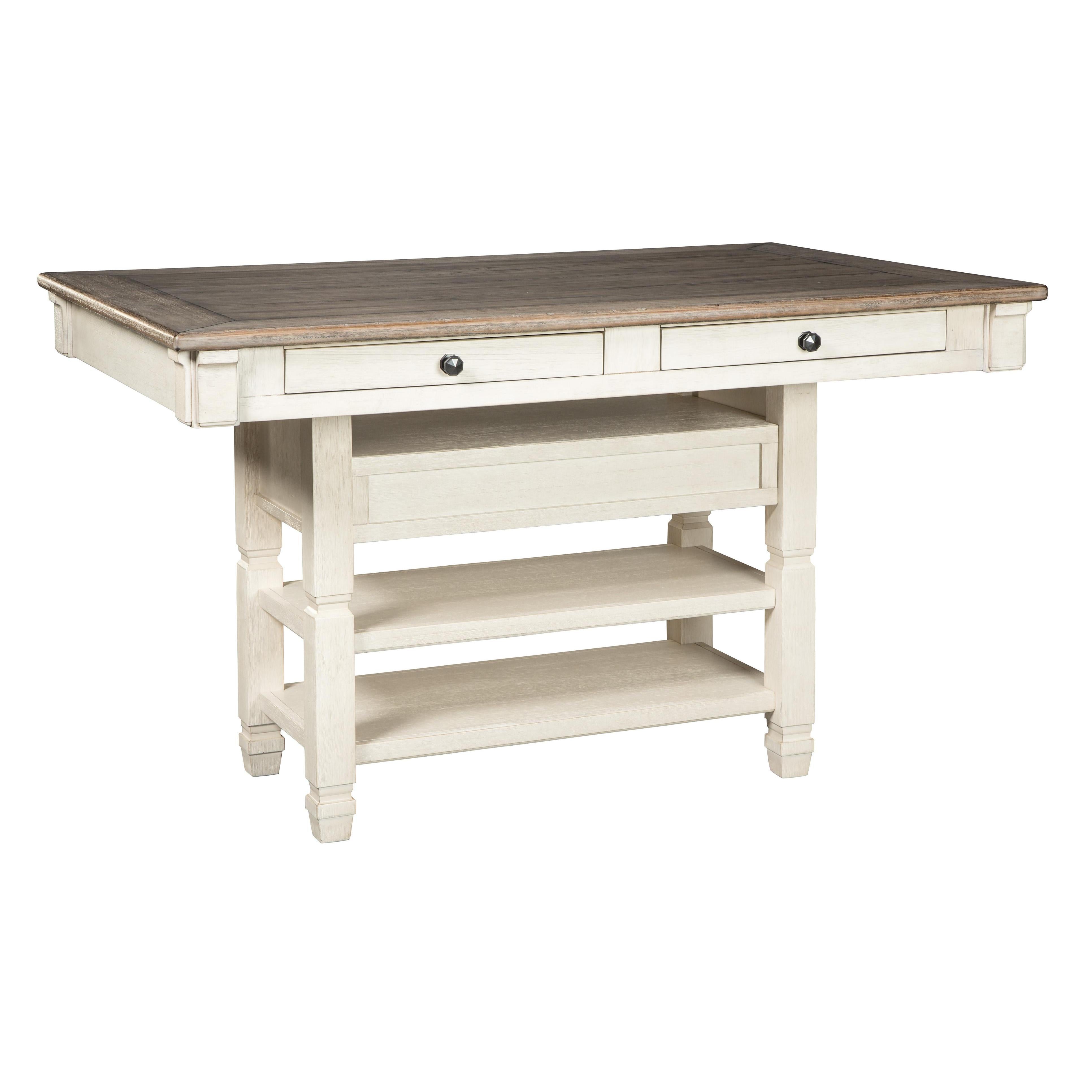  Signature Design by Ashley Bolanburg D647D4 5 pc Counter Height Dining Set IMAGE 3