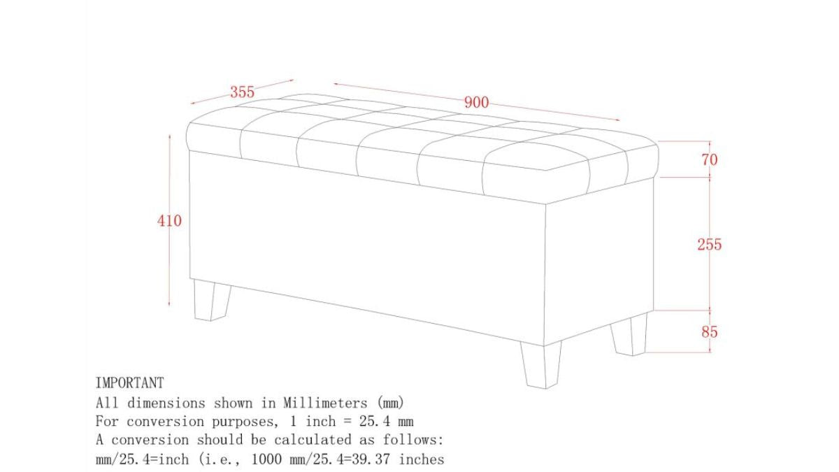 LILA STORAGE BENCH