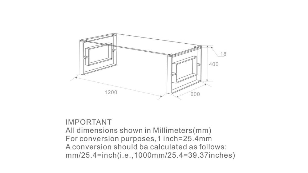 WORLDWIDE HOME FURNISHINGS EROS COFFEE TABLE