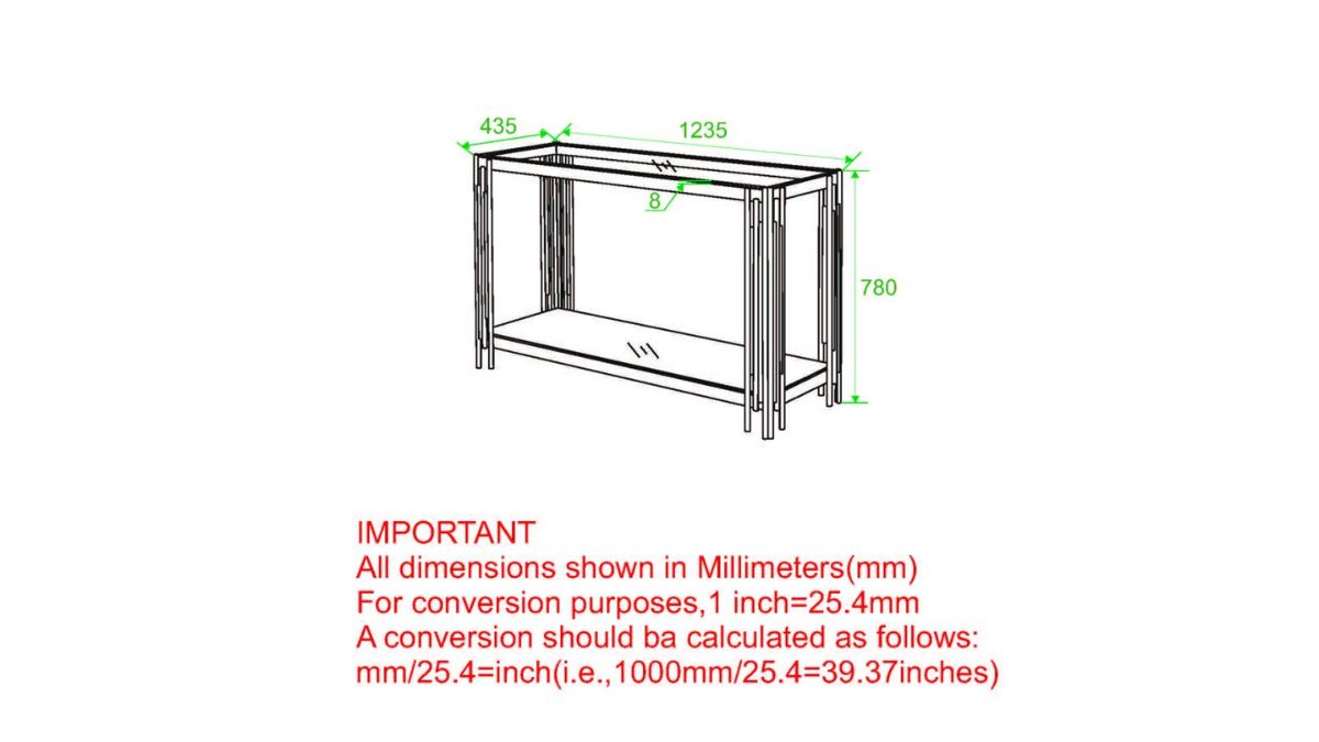 ESTREL CONSOLE TABLE