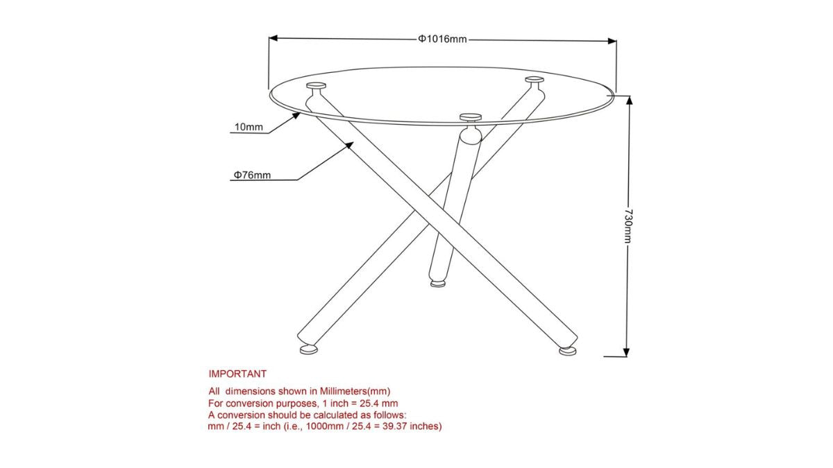 ROCCA/CORA 5PC DINING SET