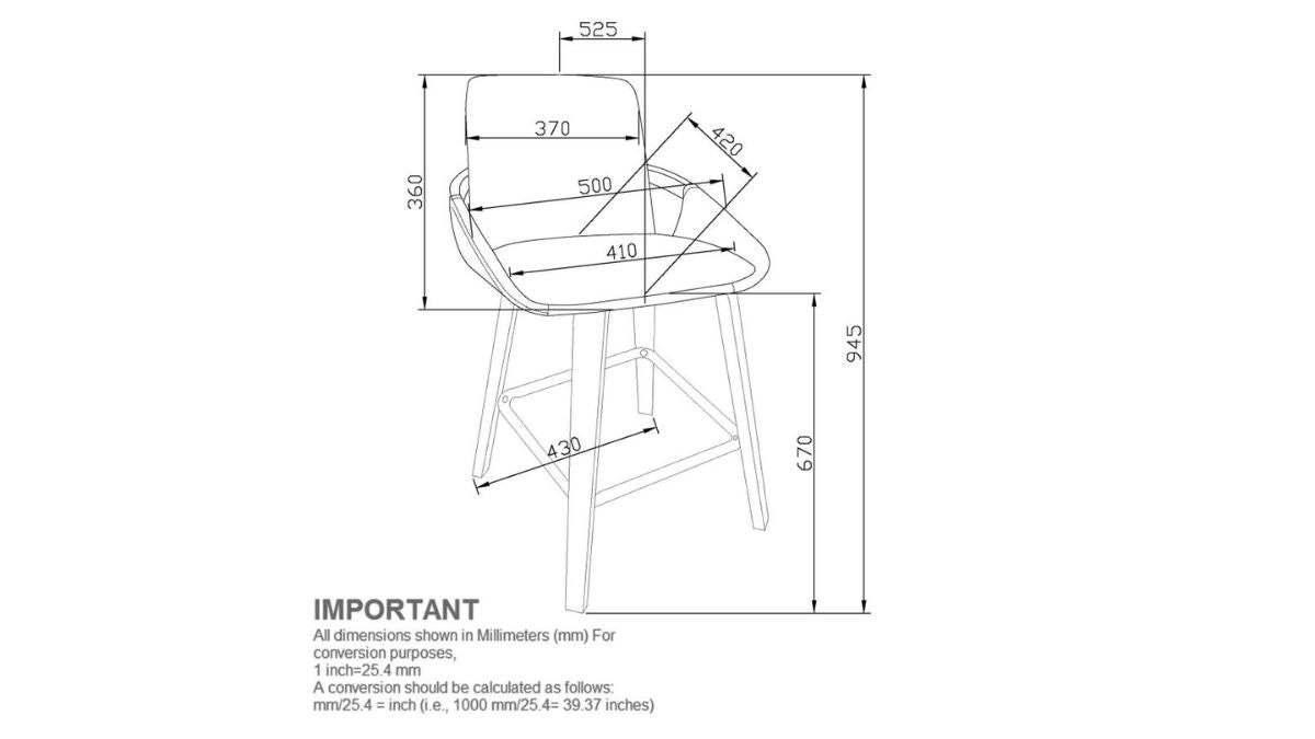 PARKER COUNTER STOOL