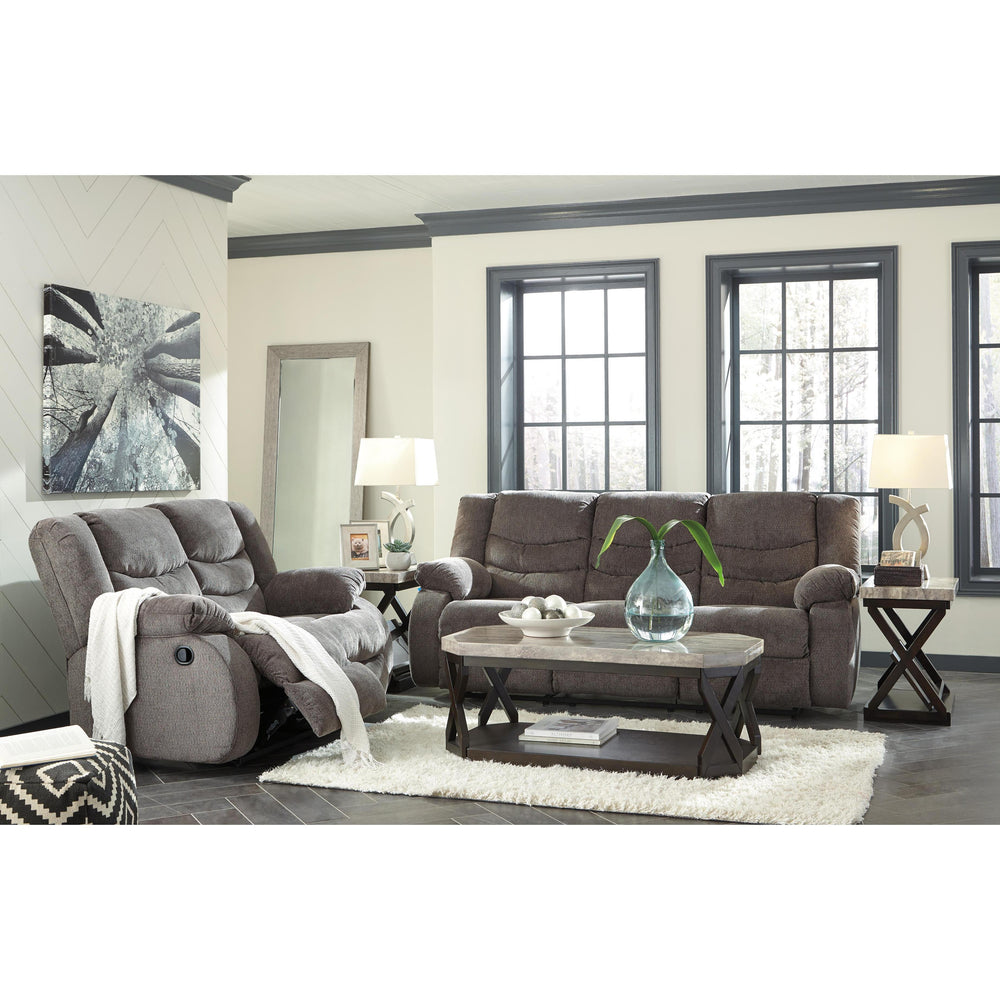  Signature Design by Ashley Tulen 98606U4 3 pc Reclining Living Room Set IMAGE 2