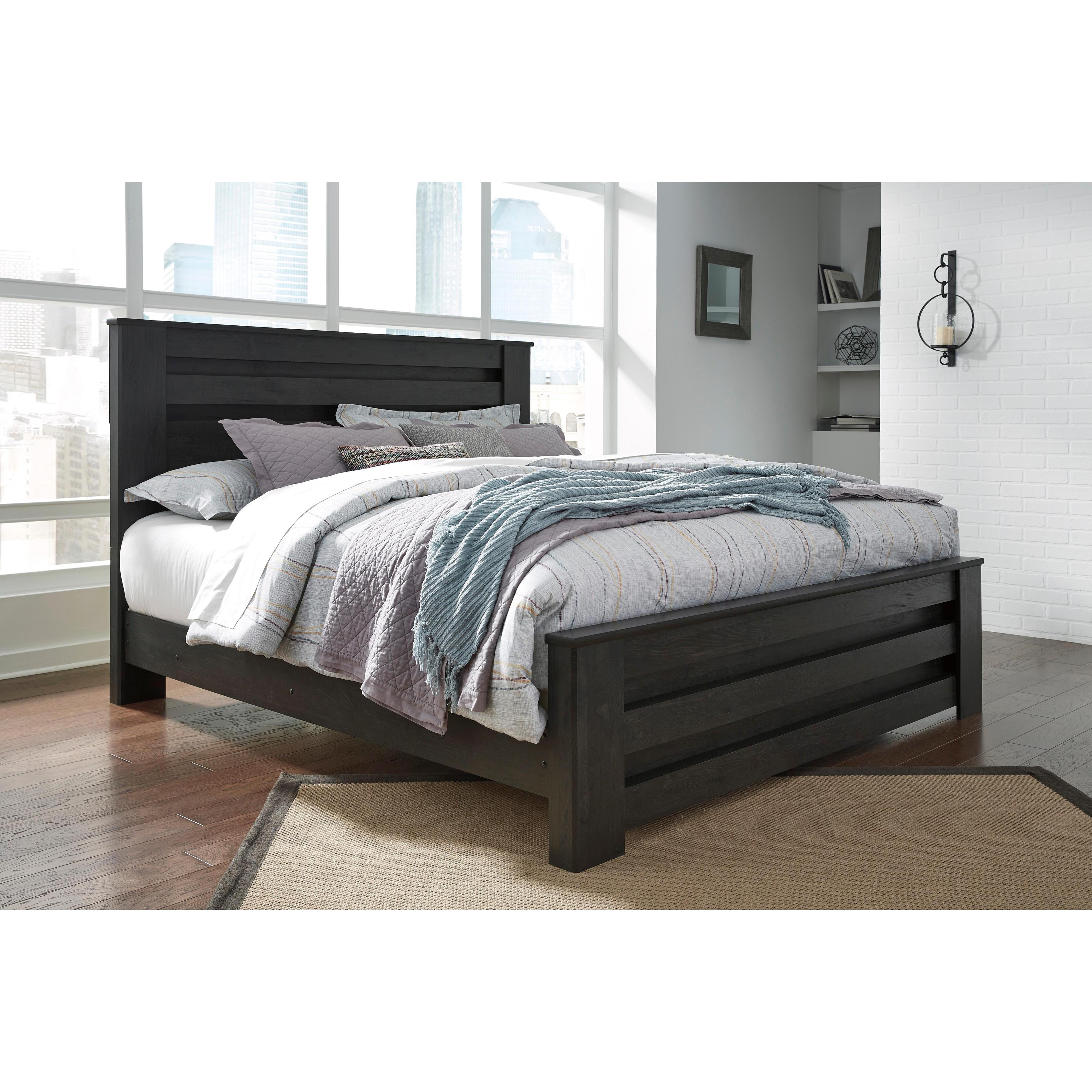  Signature Design by Ashley Brinxton B249B20 5 pc King Panel Bedroom Set IMAGE 2