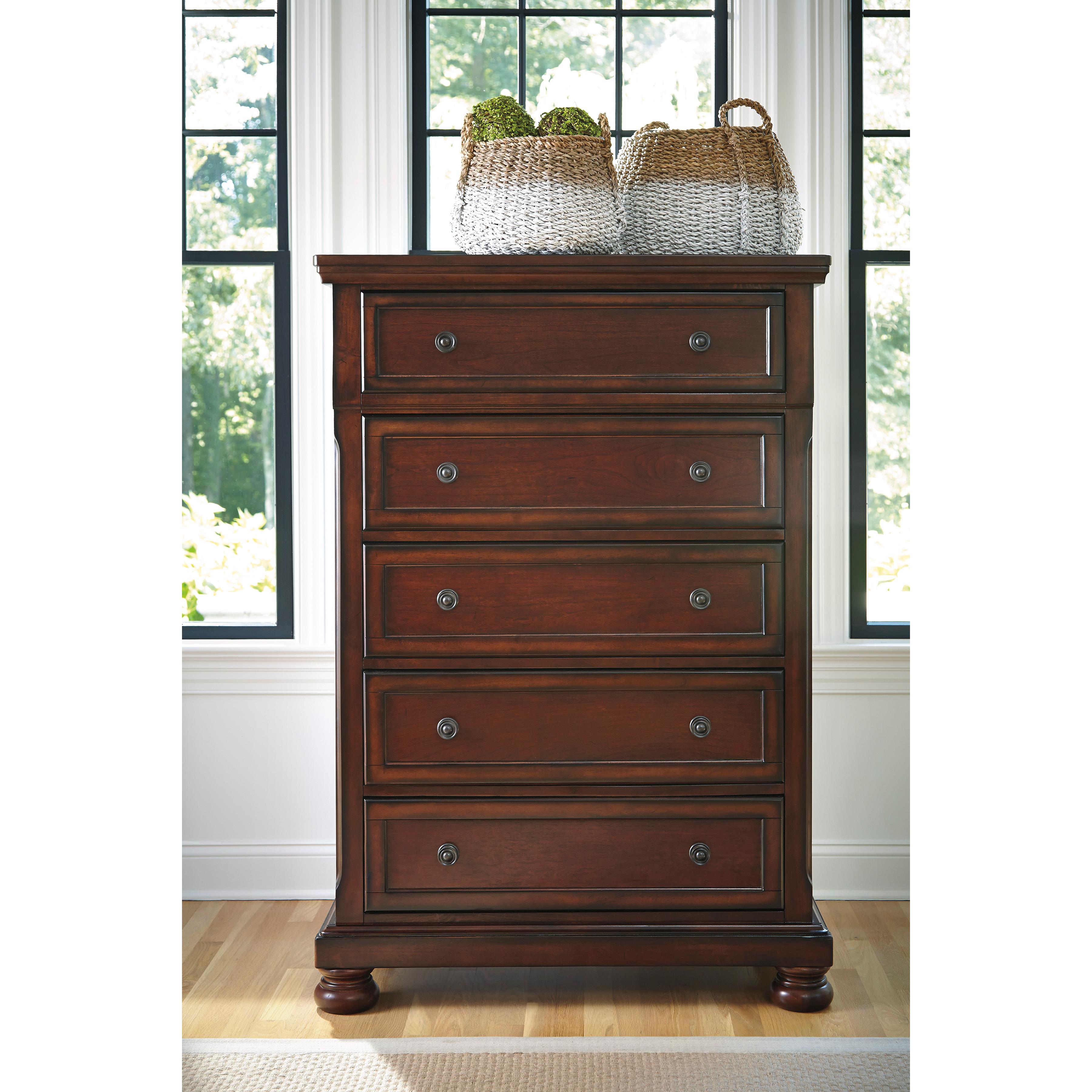  Millennium Porter 5-Drawer Chest B697-46 IMAGE 2