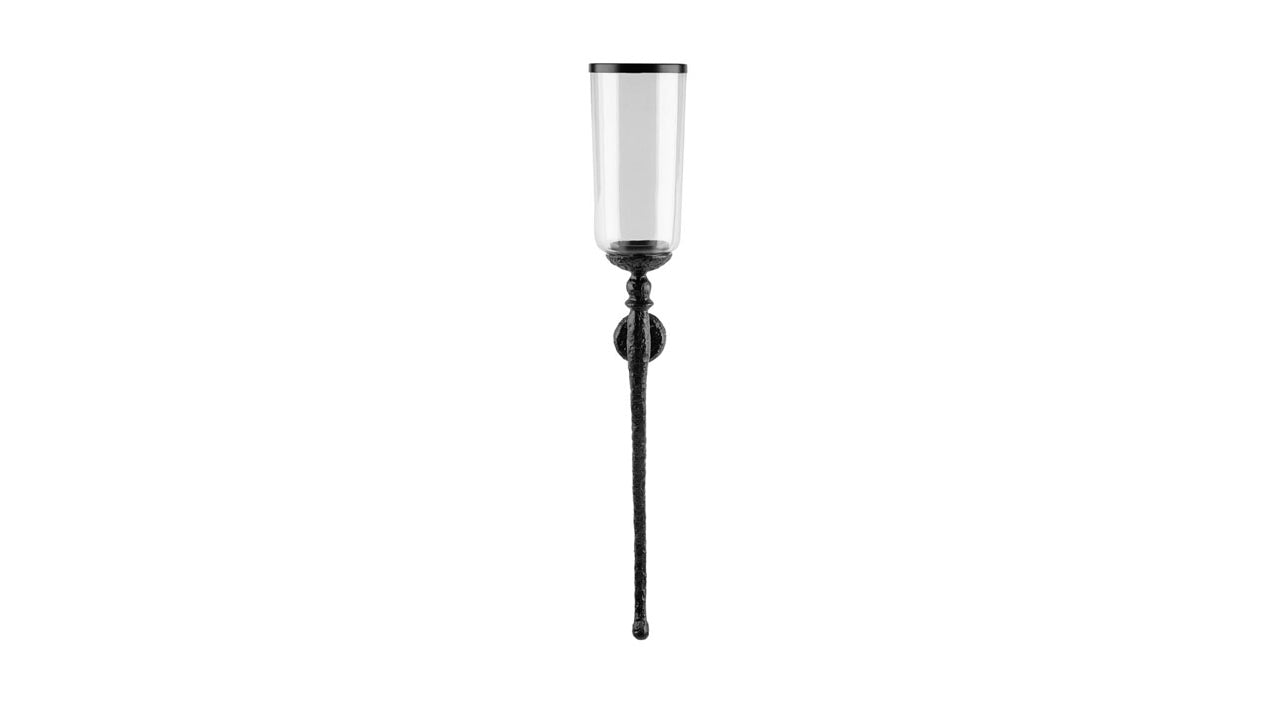 Wall Sconce: Black