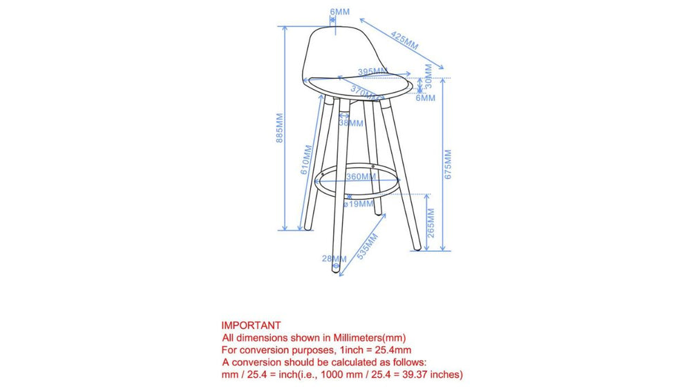 DIABLO COUNTER STOOL (SET OF 2)