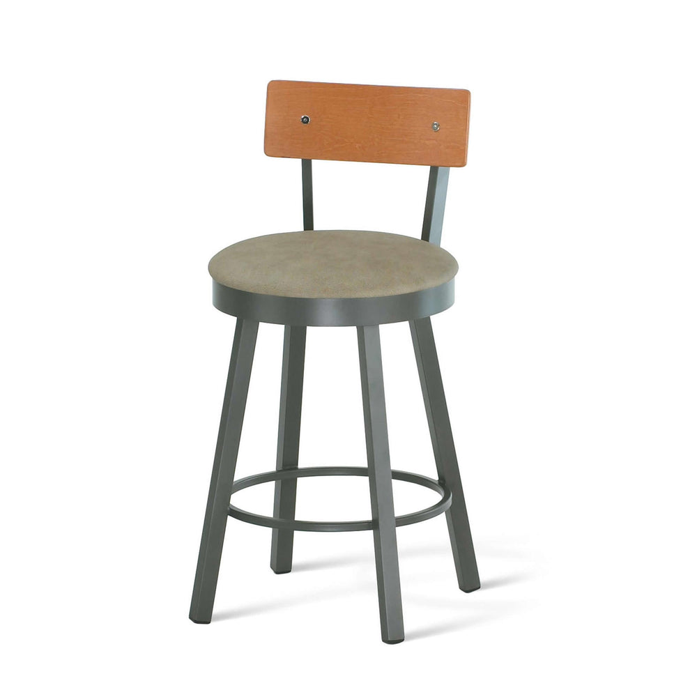  Amisco Lauren Pub Height Stool 40293-34_57-D1-83 IMAGE 1
