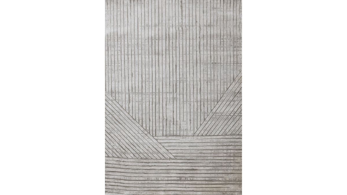 Hayden Grey Modern Lines Rug