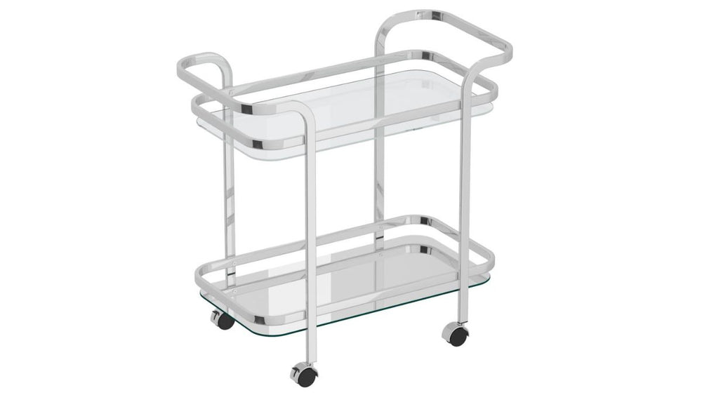 ZEDD 2-TIER BAR CART