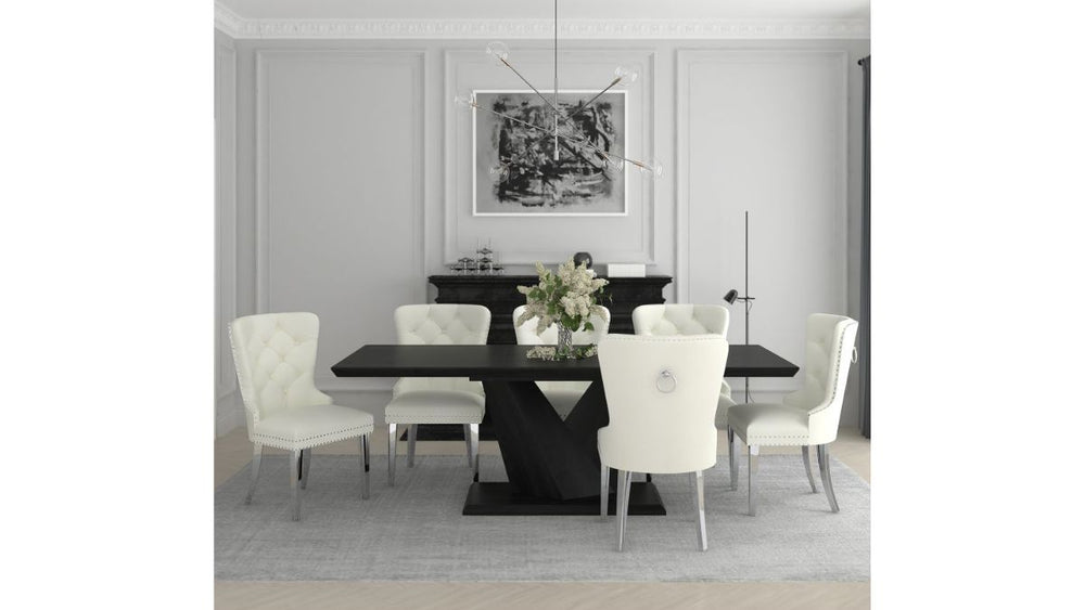 Worldwide Home Furnishings ECLIPSE/HOLLIS 7PC DINING SET