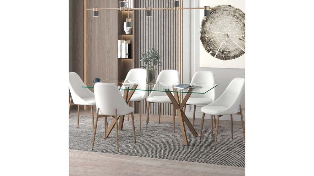 STARK/CLEO 7PC DINING SET