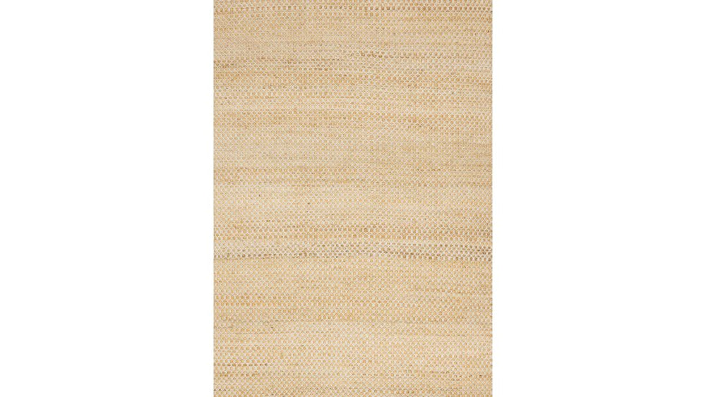 Naturals Light Oak Intricate Cream Weave Jute Rug
