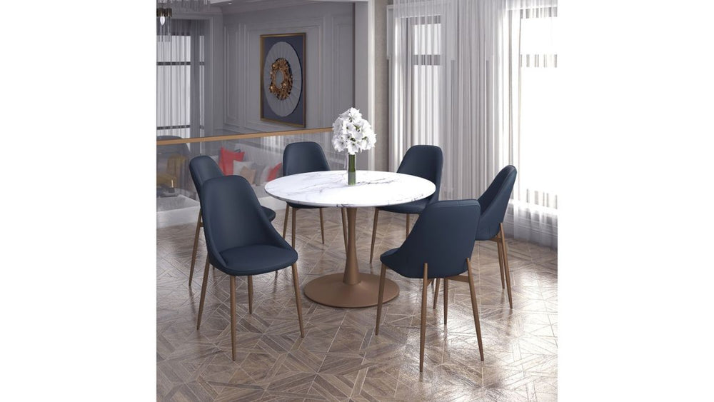 WORLDWIDE HOME FURNISHINGS ZILO/CLEO 7PC DINING SET