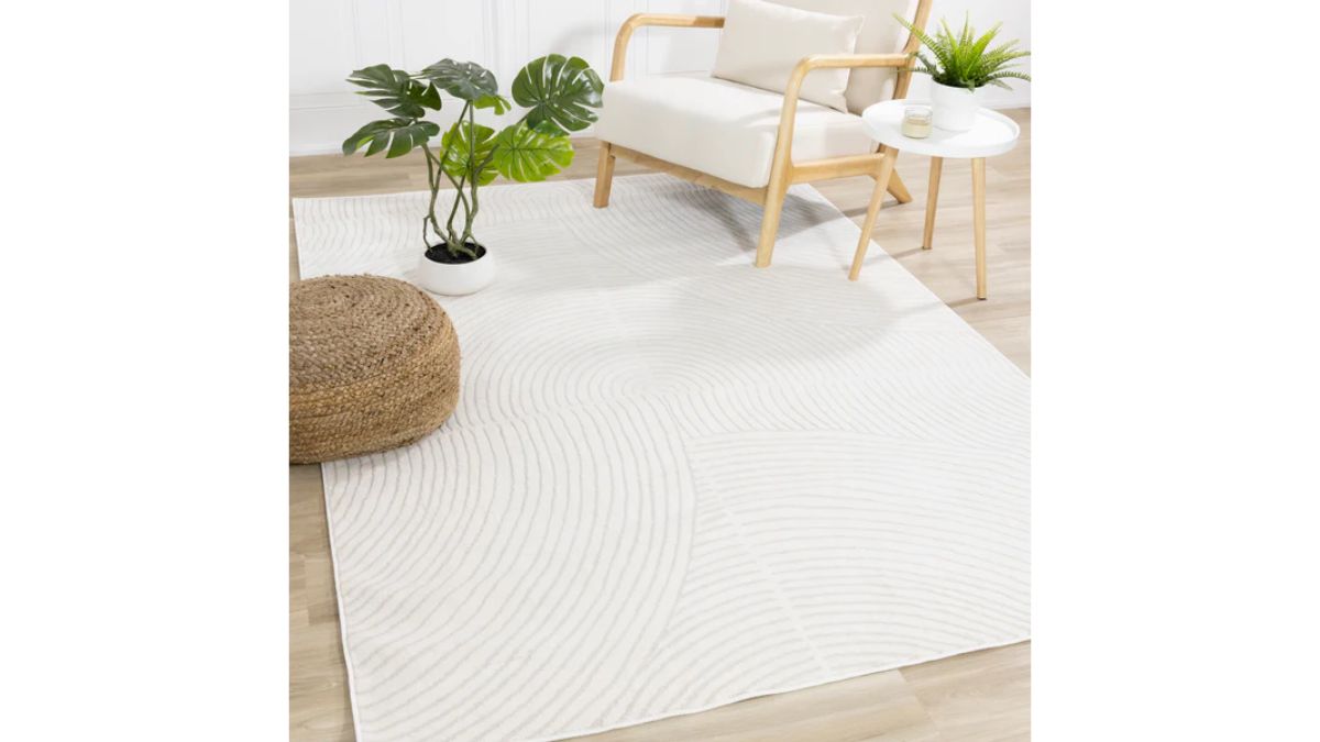 Hayden Light Cream Swirl Rug