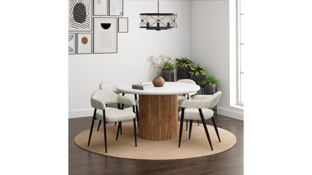 JILSA/ARCHER 5PC DINING SET