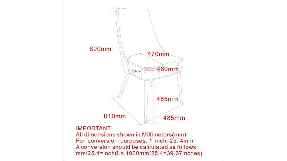 WORLDWIDE HOME FURNISHINGS SILVANO DINING CHAIR (SET OF 2)