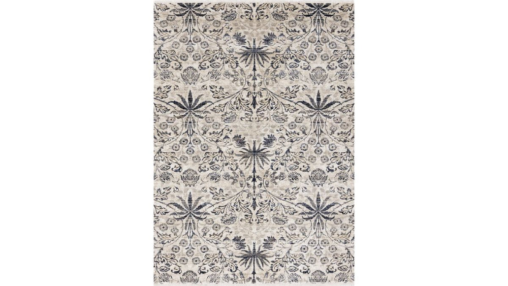 Samira Ornate Leaf Pattern Rug