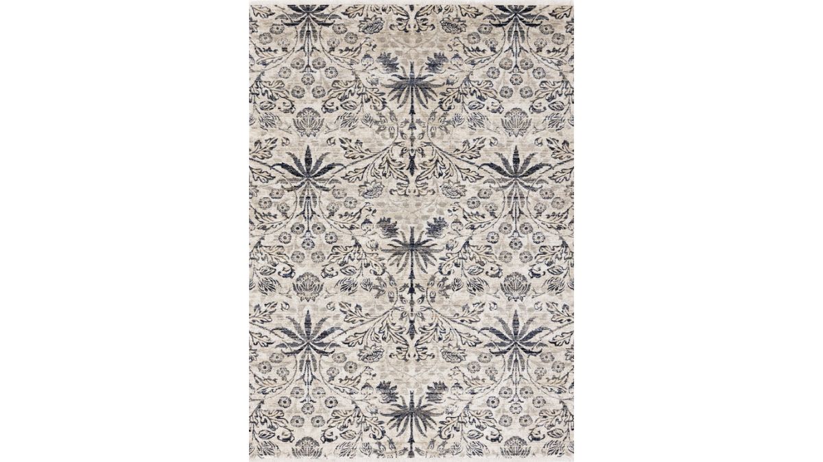 Samira Ornate Leaf Pattern Rug