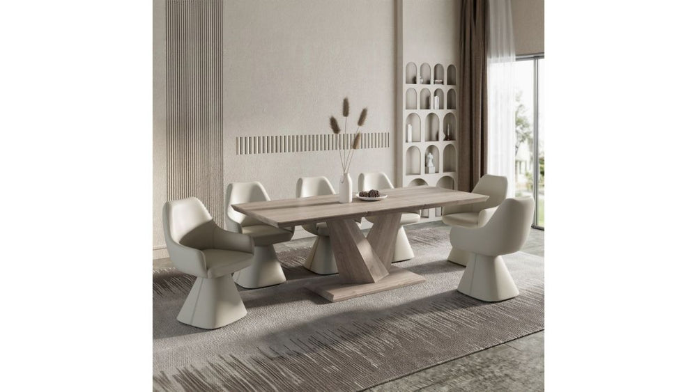 Eclipse/ Caprese 7pc Dining Set
