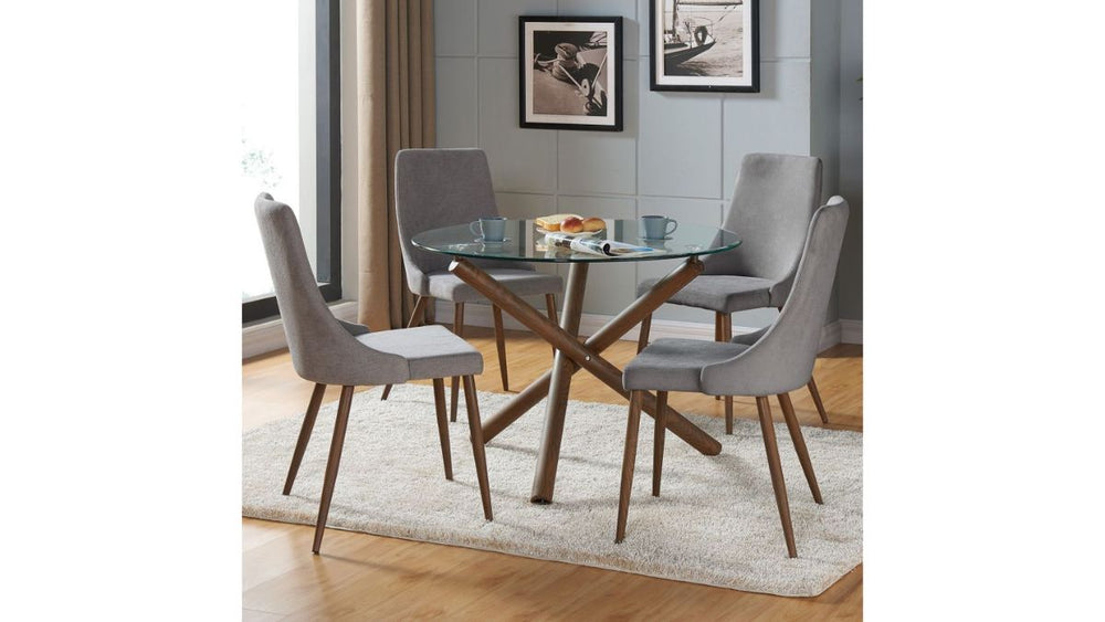 WORLDWIDE HOME FURNISHINGS ROCCA/CORA 5PC DINING SET