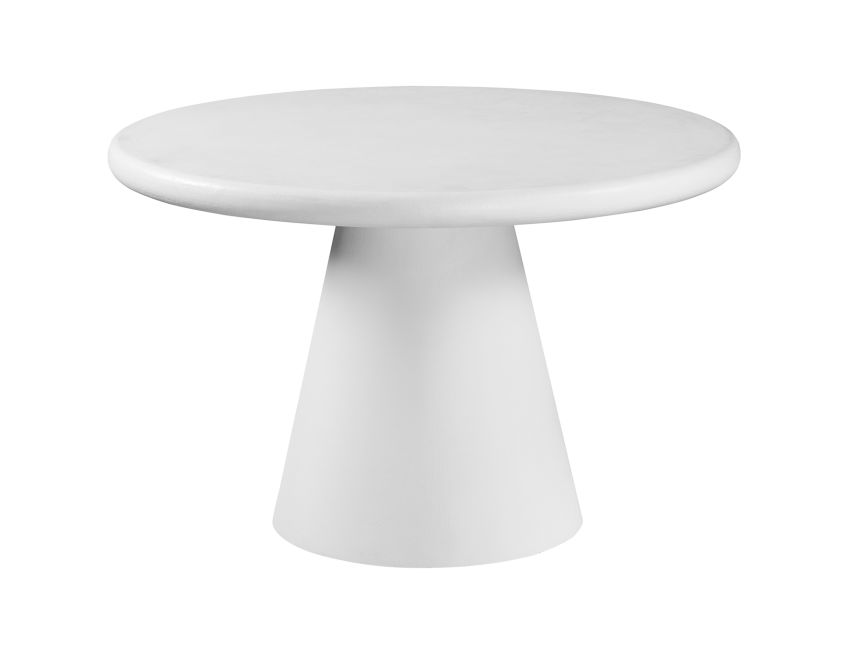 Galio Round Dining Table, 47" in White