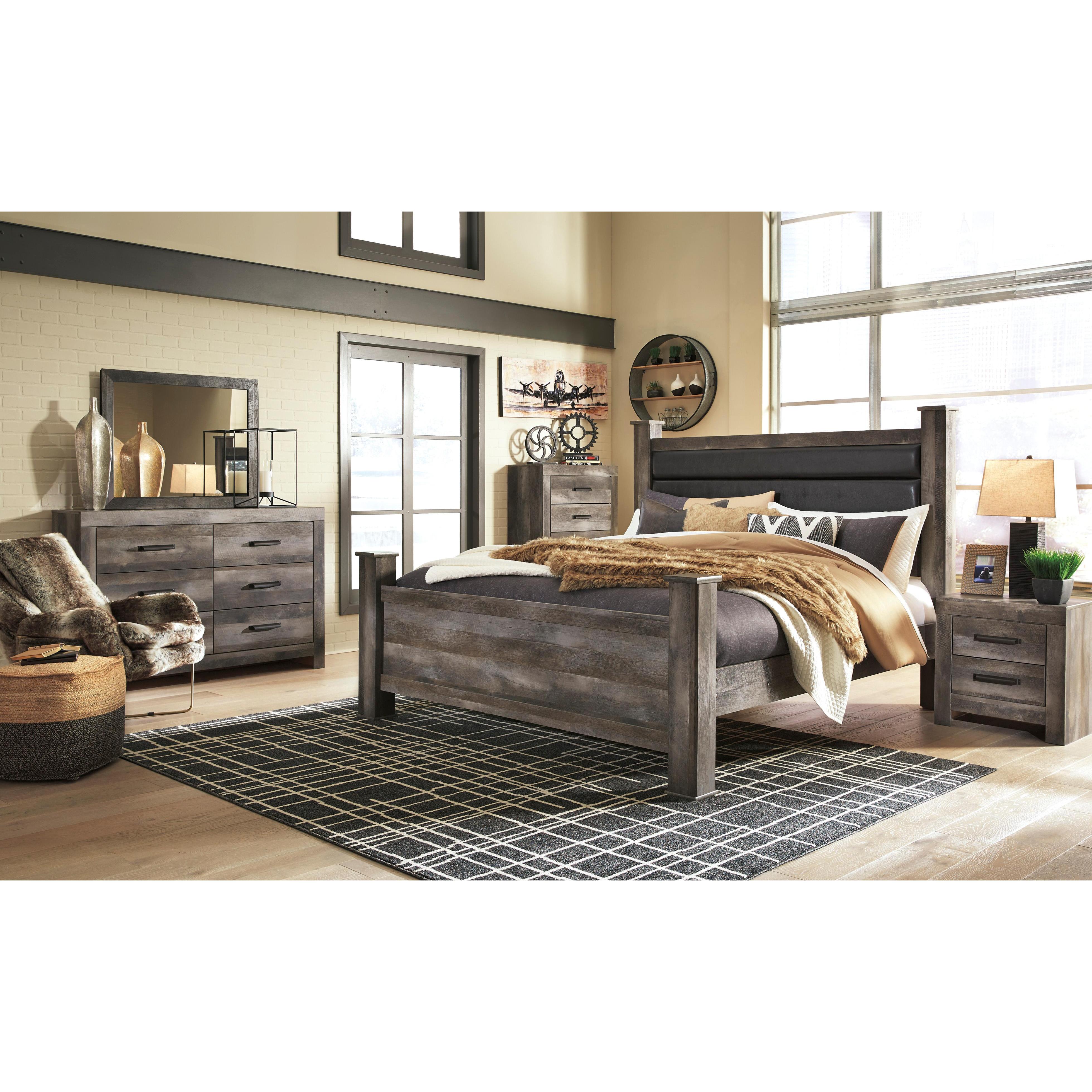  Signature Design by Ashley Wynnlow B440 7 pc King Poster Bedroom Set IMAGE 1