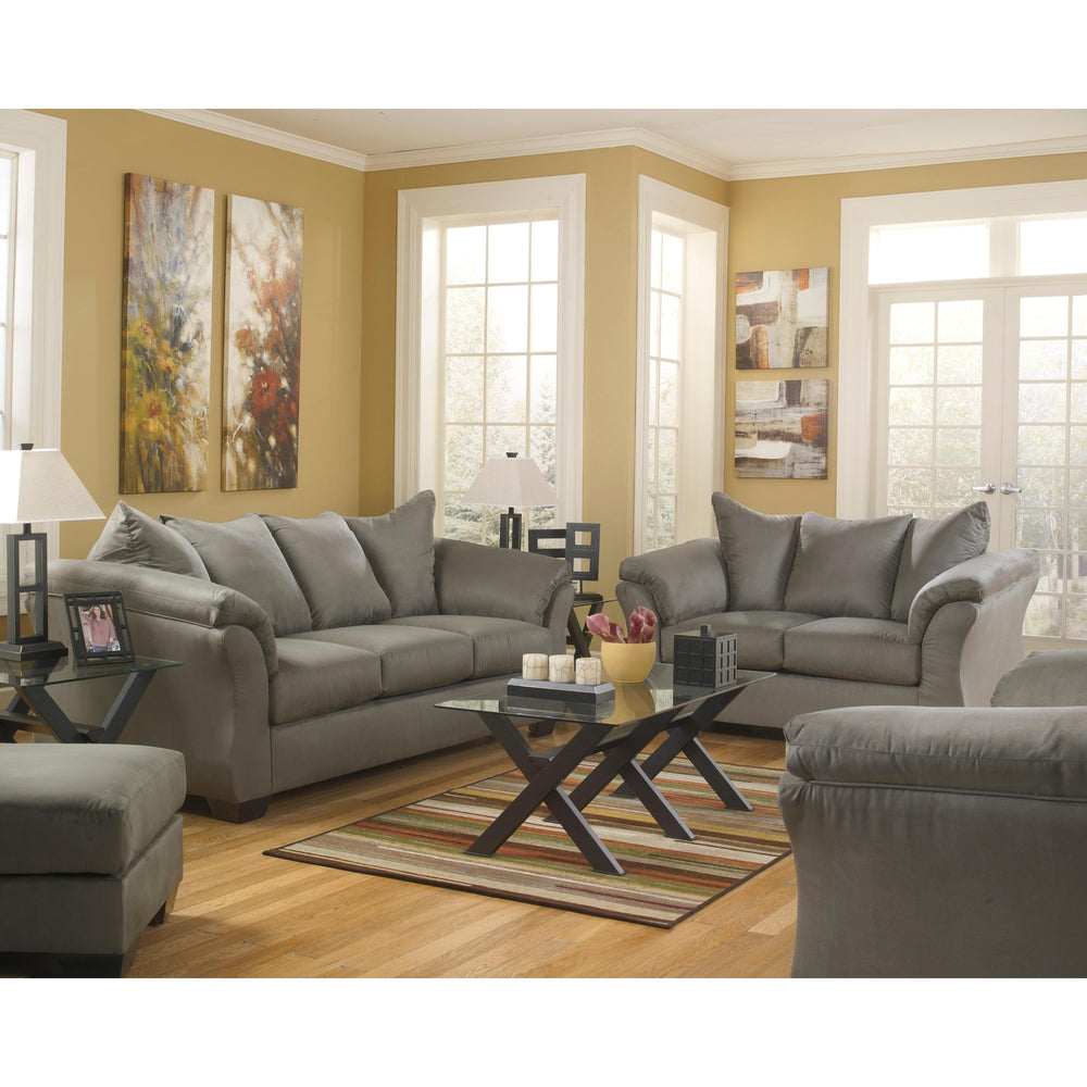  Signature Design by Ashley Darcy Fabric Ottoman 7500514 IMAGE 3