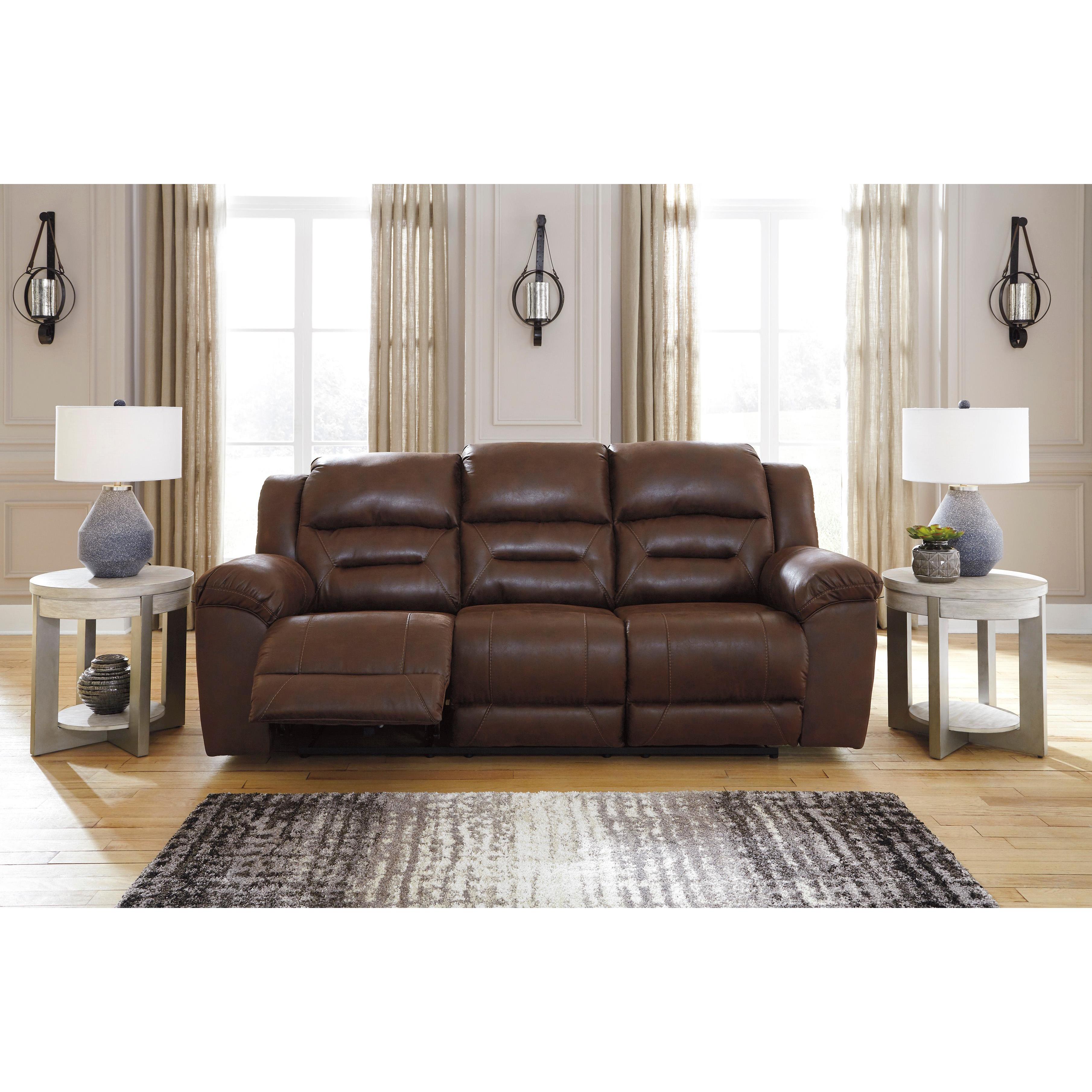  Signature Design by Ashley Stoneland 39904U4 3 pc Reclining Living Room Set IMAGE 2