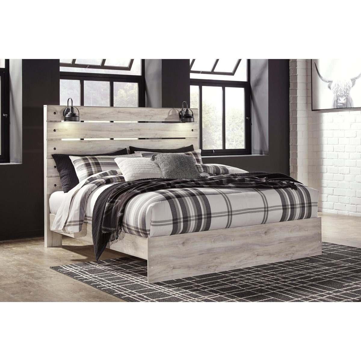  Signature Design by Ashley Cambeck B192B54 6 pc King Panel Bedroom Set IMAGE 2