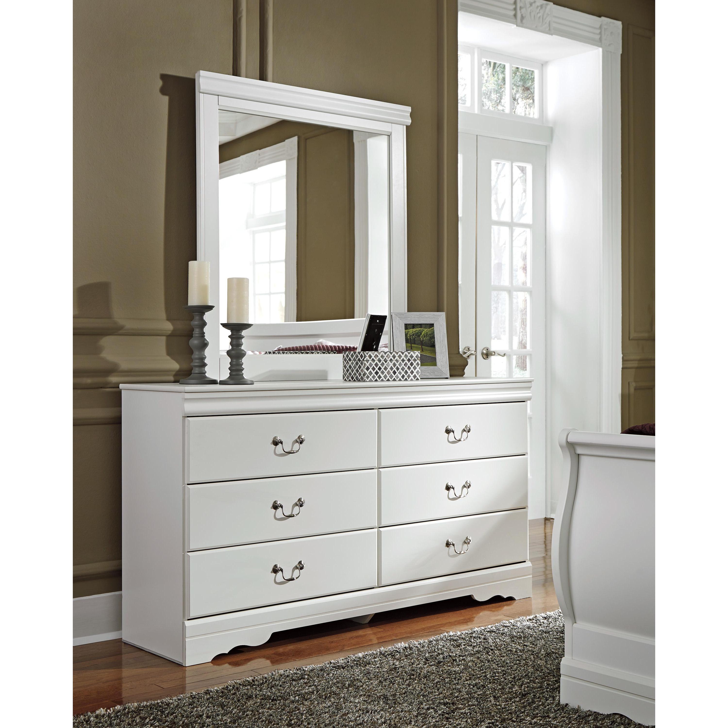  Signature Design by Ashley Anarasia B129 7 pc Queen Sleigh Bedroom Set IMAGE 3