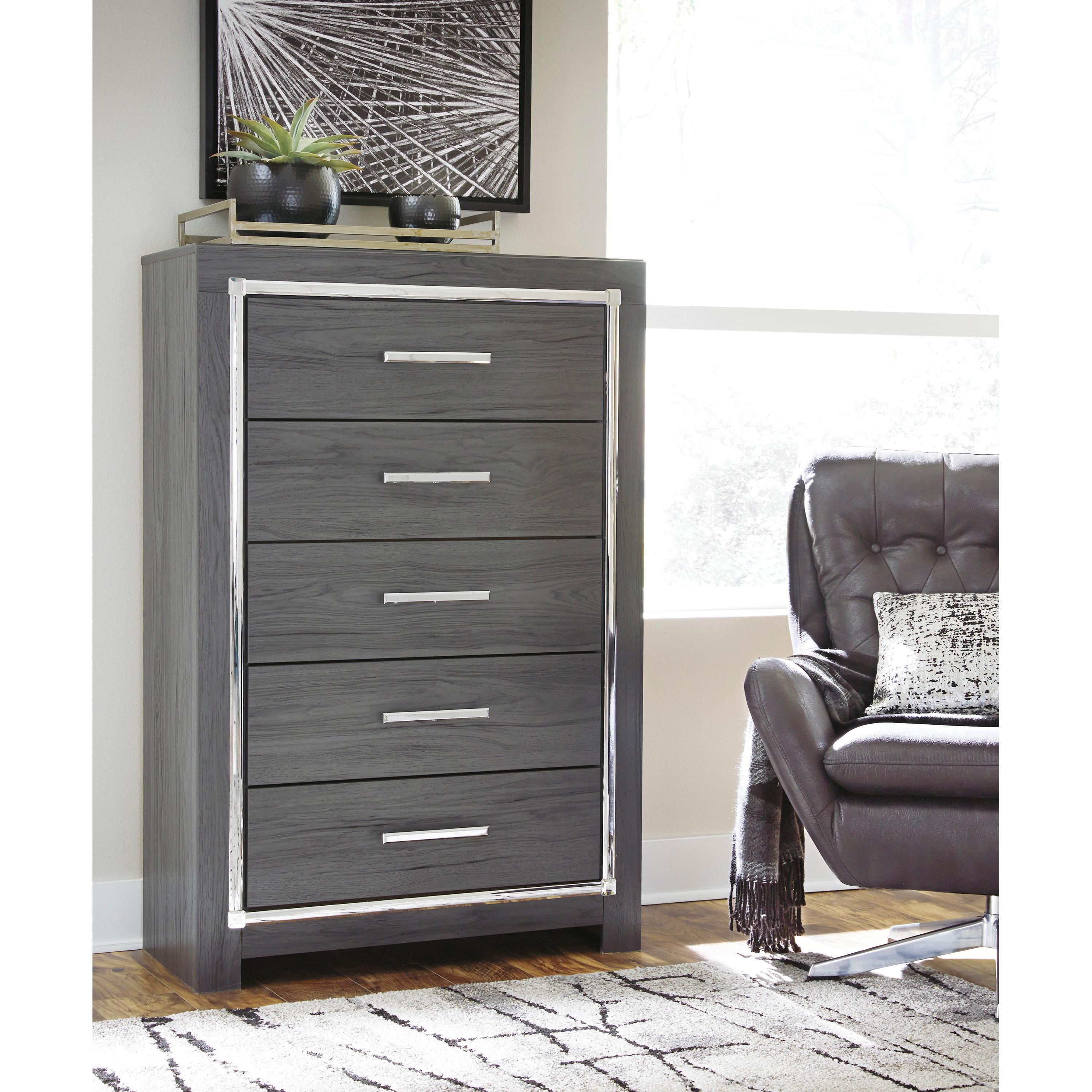  Signature Design by Ashley Lodanna B214 6 pc King Panel Bedroom Set IMAGE 4