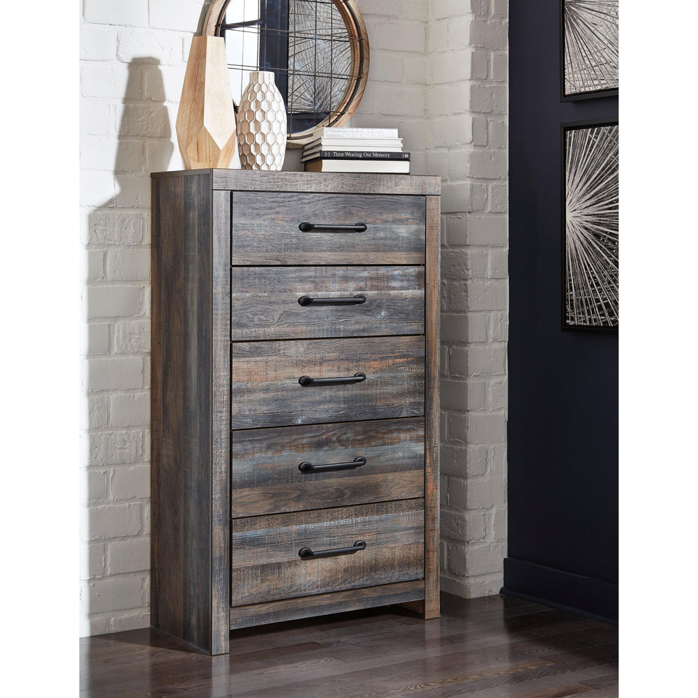  Signature Design by Ashley Drystan B211B66 8 pc King Panel Storage Bedroom Set IMAGE 4