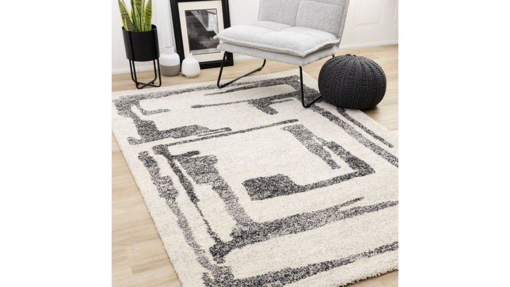 Marquis White Black Distressed Marker Lines Design