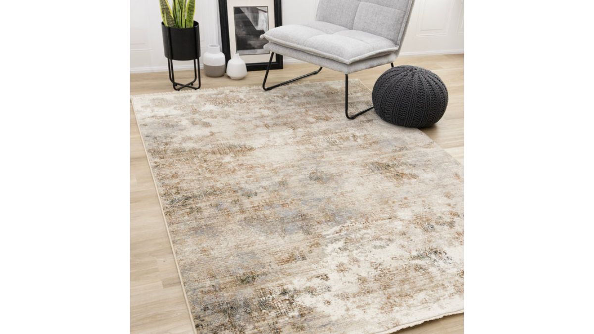 Serene Multi Distressed Faded Southwestern Pattern Rug