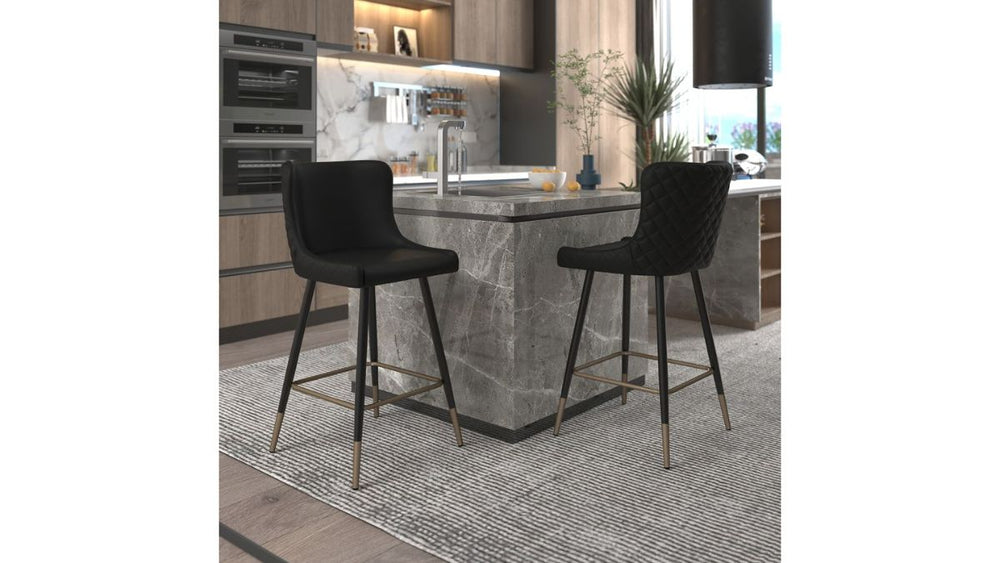 WORLDWIDE HOME FURNISHINGS XANDER COUNTER STOOL (SET OF 2)