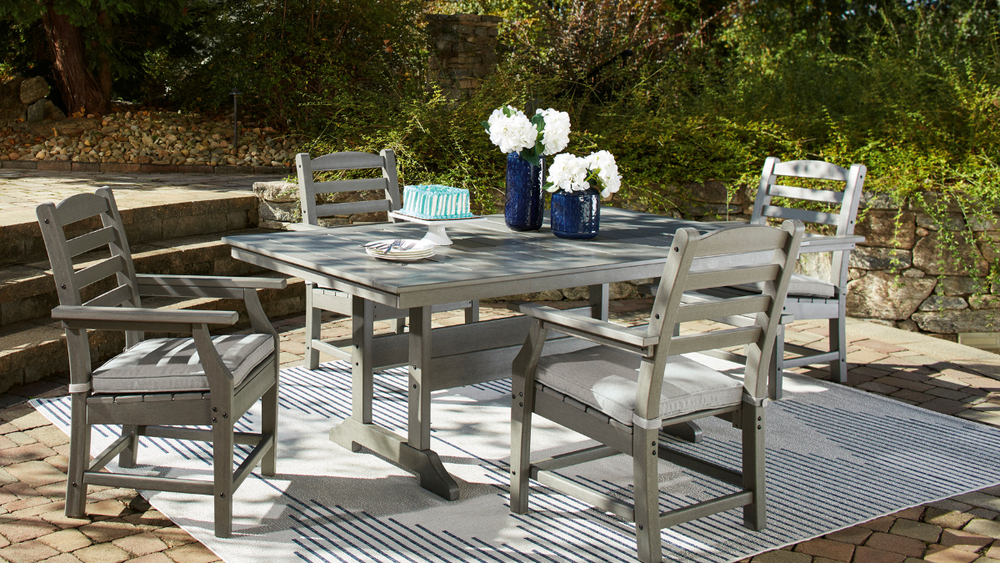 VISOLA OUTDOOR - 5 PIECE DINING SET