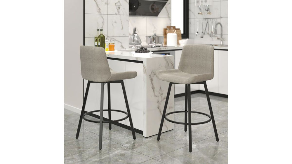 WORLDWIDE HOME FURNISHINGS FERN COUNTER STOOL (SET OF 2)
